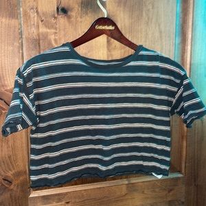 Cute stripped crop top